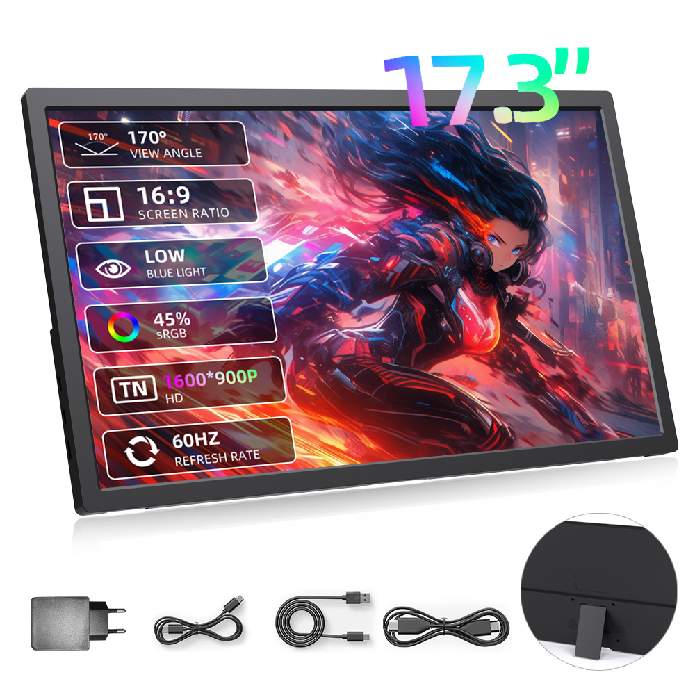 Xbox Laptop Accessories - Monitor Portatile da 17,3 Pollici, Accessorio