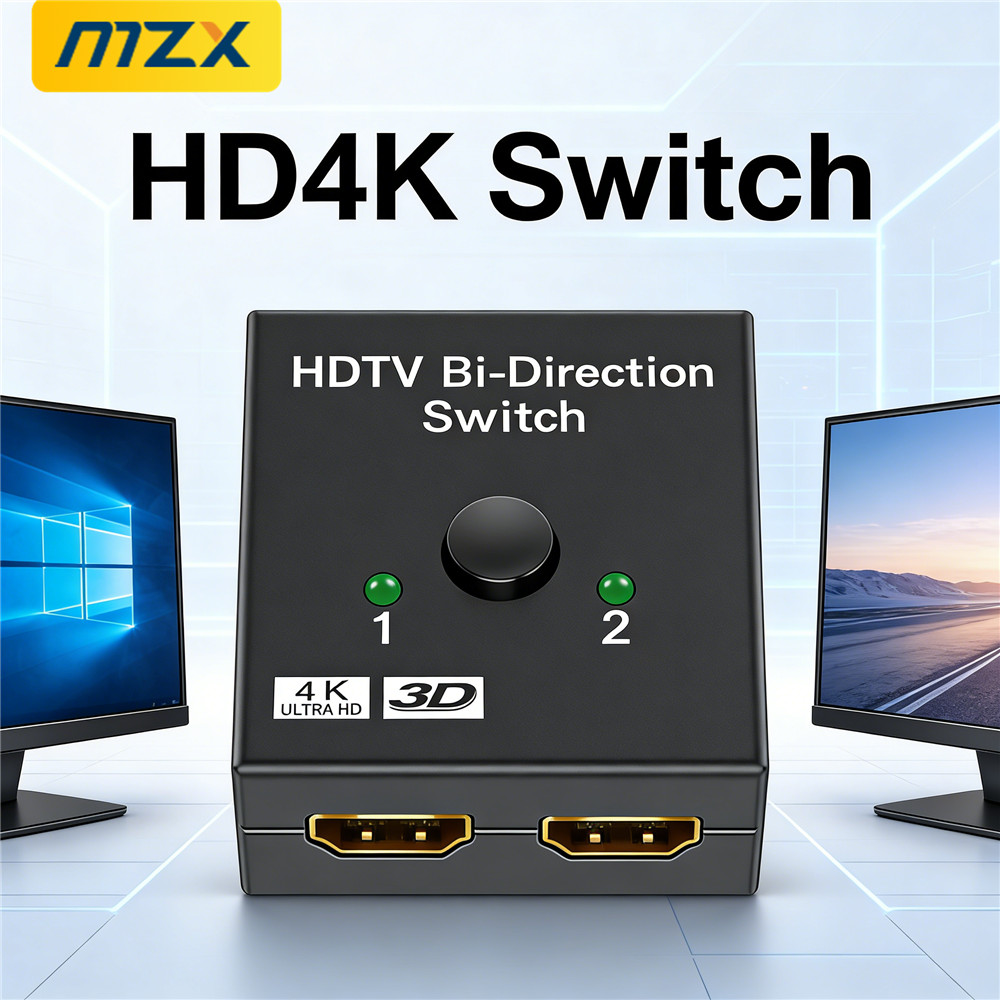 Xbox Laptop Accessories - Switch HDMI 4K MZX 2-In-1-Out KVM