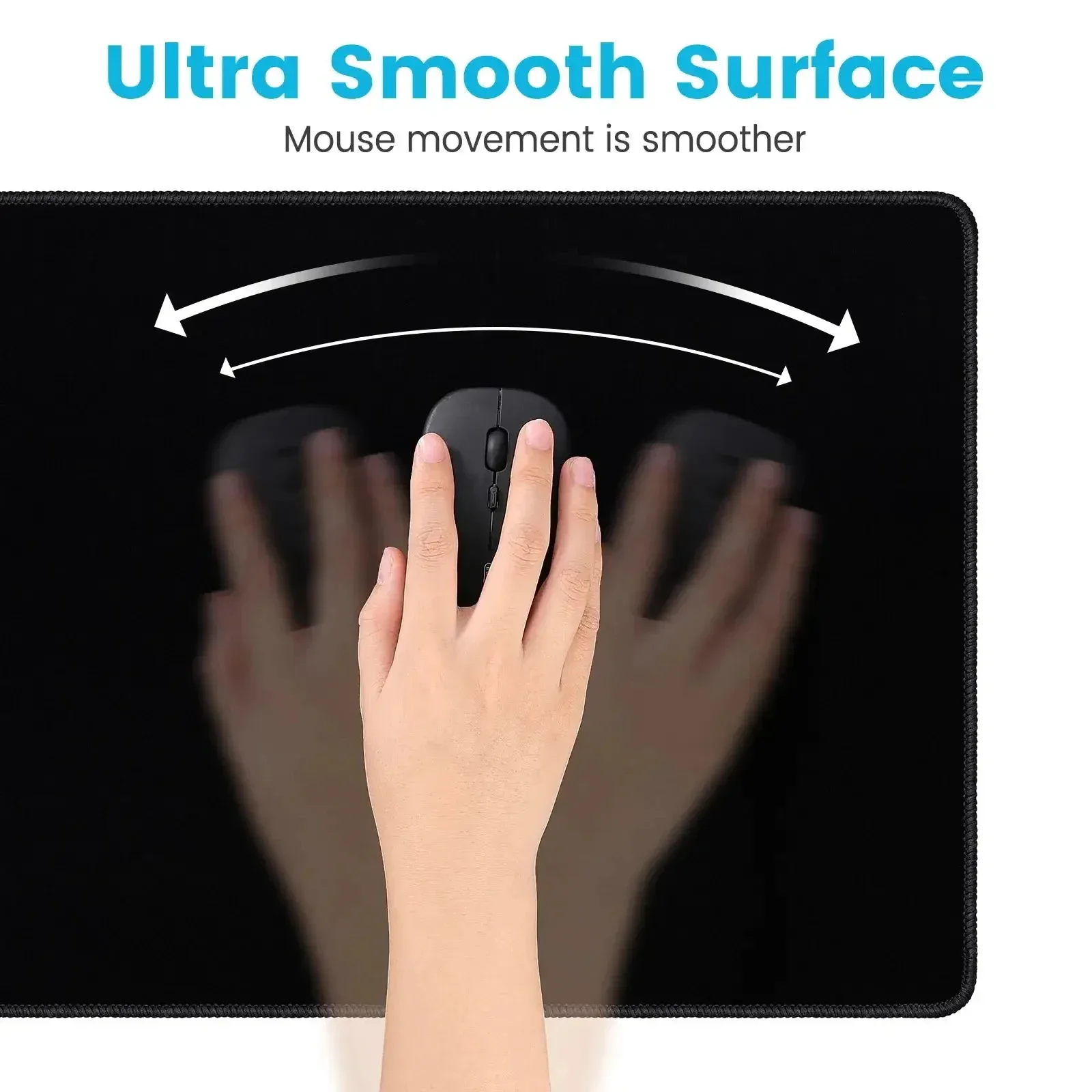 Black Mausepad Art Table Mouse - Laptop Accessories For Protection recensione e prezzo